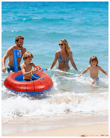 pool float are suitable for beaches
