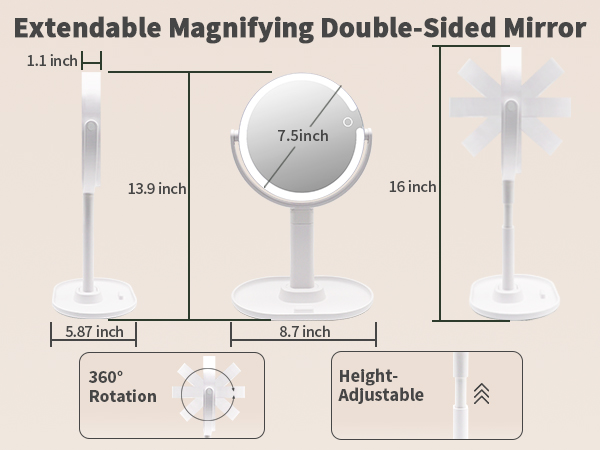 makeup mirror with lights