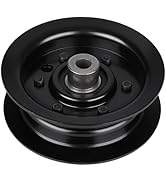 ILONPA 132-9420 Flat Idler Pulley Replaces 106-2175 for Exmark Toro 32 38 42 50 and 54 inch Deck ...