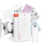 ORGBRO Mini Sticker Printer, X3 Print Pods Thermal Printer Bluetooth Sticker Maker for Pictures, ...