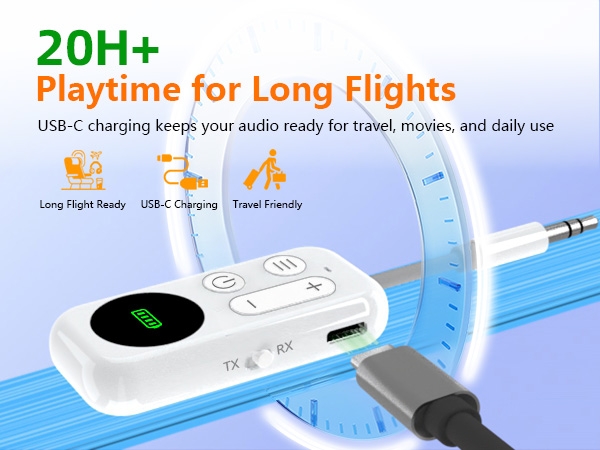 airplane bluetooth headphones adapter