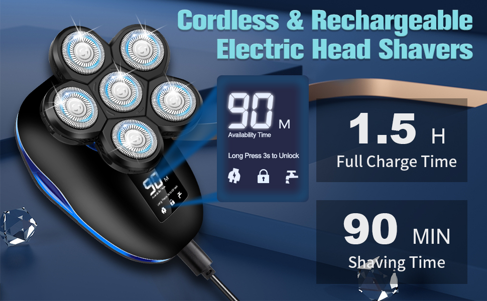 head shaver head shavers for bald men 6 in 1 bald head head razors for bald men