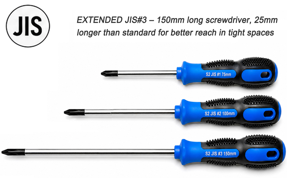 150mm long jis screwdriver