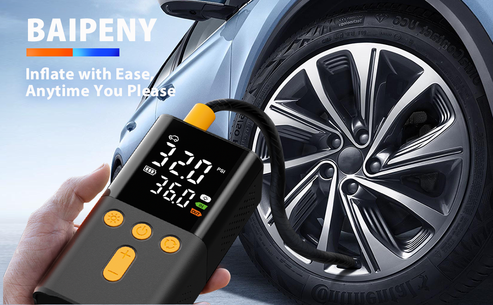 Tire Inflator Portable Air Compressor