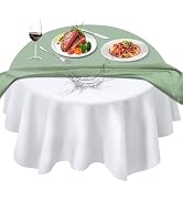 LotuFlor Table Protector Pad with Flannel Backing, Heavy-Duty Vinyl Table Padding Under Tableclot...