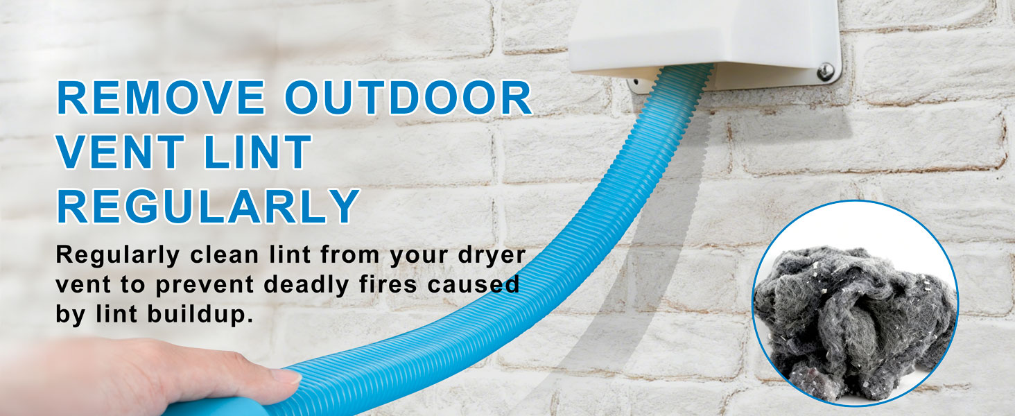 Dryer Vent Cleaner Kit? with ?Lint Brush?