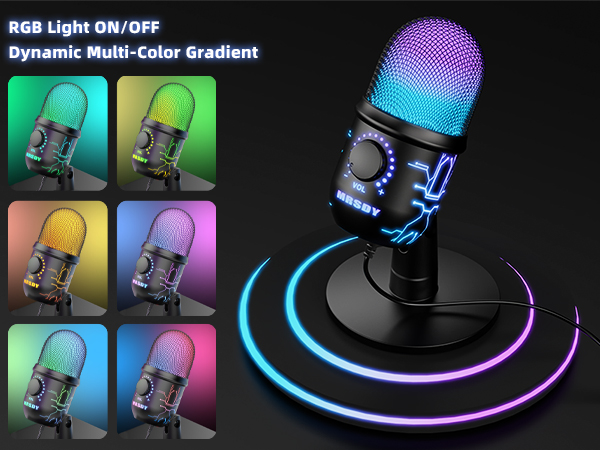 V5 USB RGB microphone