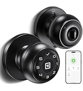 GeekTale Smart Door Lock with Keypad, Smart Lock with App, Electronic Door Lock, Digital Door Kno...