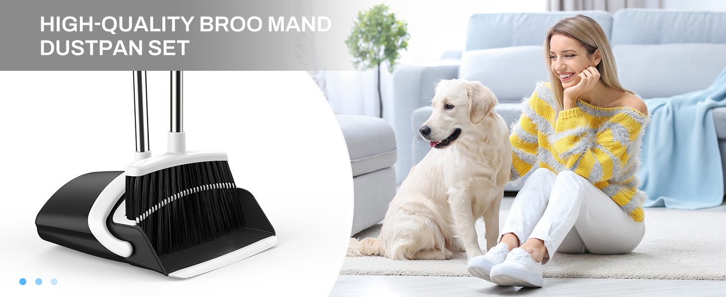 Broom and Dustpan Set