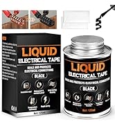 Liquid Electrical Tape, 125ml, Waterproofing Insulating Electrical Glue, Quick-Drying Wire Glue, ...