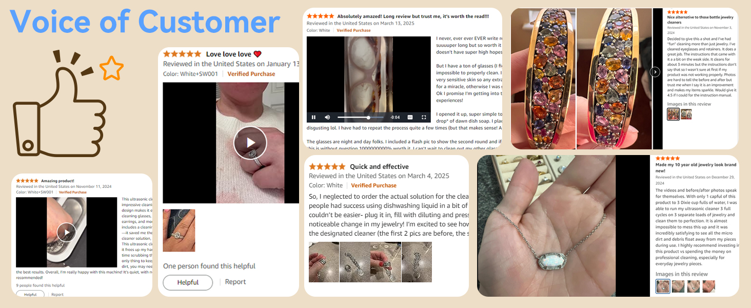 jewelry cleaner, ultrasonic jewelry cleaner, silver jewelry cleaner