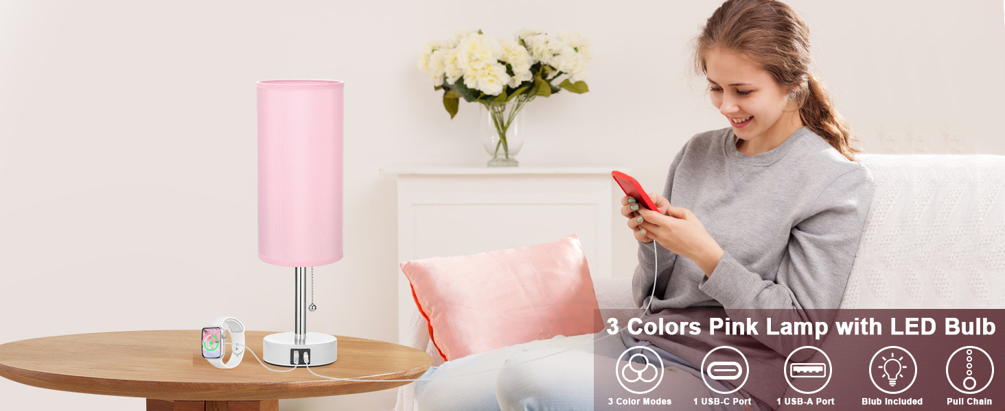 pink lamp