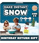 Butterfly Edufields Snow Magic Science Kit for Kids, Ages 4-15, Make Instant Colourful Snowman, N...