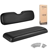 Universal Golf Cart Rear Seat Replacement Cushions, 4-person Back Seat Kit for GTW, Upgraded Repl...