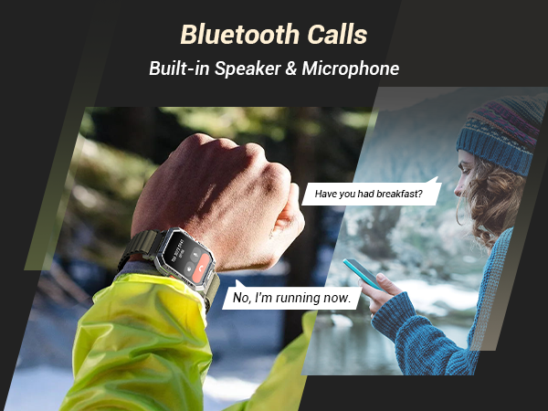 Fitness Watch Bluetooth Calls