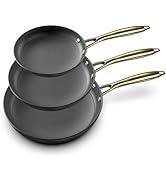 imarku Non Stick Frying Pans, 3 Pieces - 8 Inch, 10 Inch and 12 Inch Frying Pan, Professional Fry...