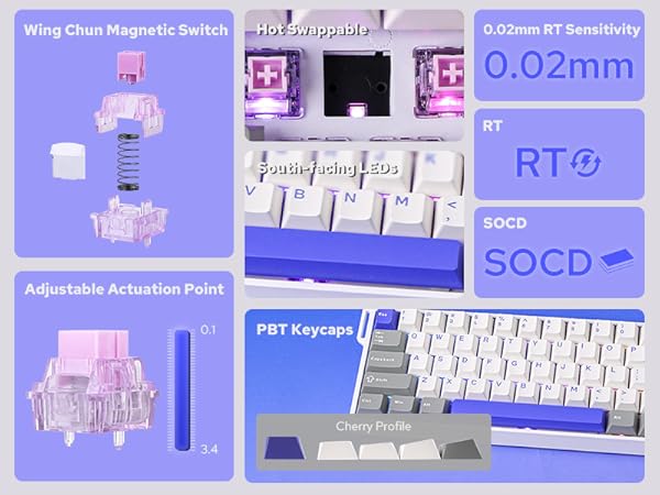 WIN60HE MAX Magnetic Gaming Keyboard