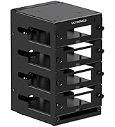 UCTRONICS Raspberry Pi Cluster Case, Desktop Metal Rack Case, 4 Layers with 2 Cooling Fans Compat...