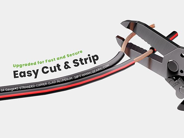 easy to cut speaker wire