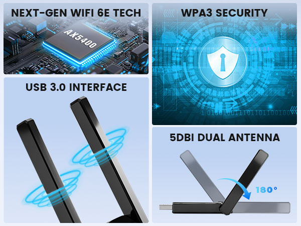 WiFi 6E USB Adapter
