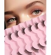 Half Lashes Cat Eye 14MM Corner Lashes False Eyelashes Natural Look C Curl Wispy Half Eyelashes 3...