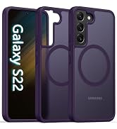 Oterkin Magnetic for Samsung Galaxy S22 Case Matte, S22 Phone Case Compatible with MagSafe Froste...