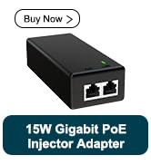 YuanLey Gigabit PoE Injector 15W