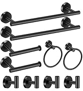 Hinmood Bathroom Hardware Set 24 Inch, Brushed Nickel Towel Bar Rack Set
