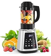 COSTWAY Professional Countertop Blender, 8-in-1 Household Hot &amp; Cold Shake Mixer with 59 oz Jar, ...