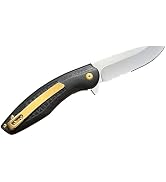 OUTDOOR ELEMENT Quick Feather - The VG-10 Folding EDC Knife with Ultra Smooth Sealed Ball Bearing...