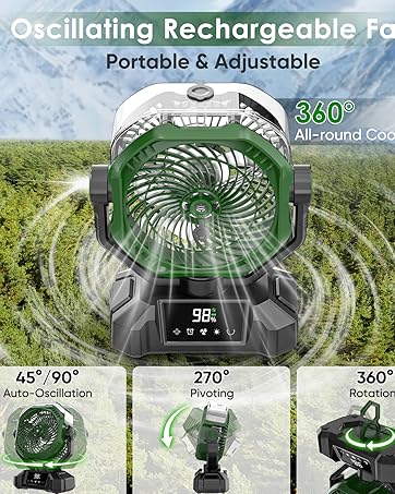 battery fans portable