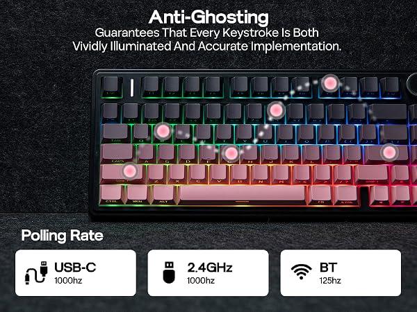 F75 PRO Black Pink