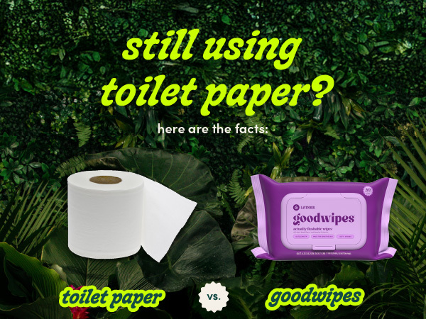 toilet paper compared to toilet wipes