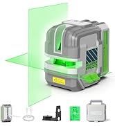 Laser Level Rechargeable, Huepar Pro Self Leveling Green Cross Line Laser Level Tool with Outdoor...