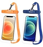 Rynapac Waterproof Phone Pouch Bag - 7.5in, 2 Pack IPX8 Waterproof Phone Case for iPhone 16 15 14...