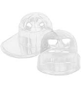 Toddmomy Acrylic Clear Baseball Cap Storage 2 Sets Hat Display Case Holder Protector Baseball Hat...