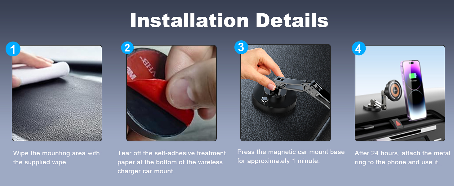 iPhone Wireless Car Charger Magnetic