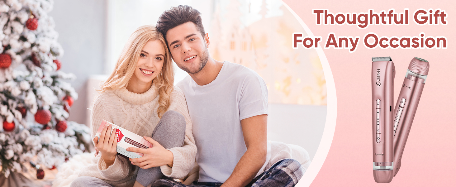 2 in 1 Women Electric Shaver Dual Head Bikini Trimmer for Women