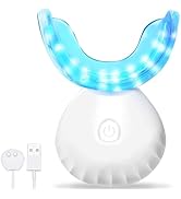 Teeth Whitening Light,10X More Powerful Blue Led Light Connected with USB, Non-Battery Teeth Whit...