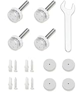 Comomy Spindle rods and Wall Cups for COMOMY Pet Gate (Black) (White)