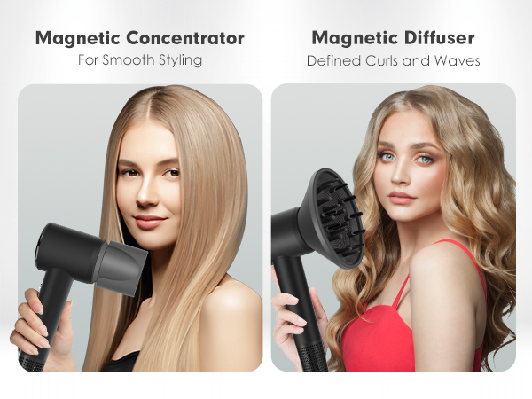 Travel Hair Dryer with Diffuser