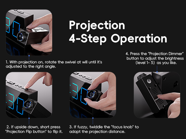 easy to set alarm clock