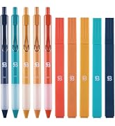 BLIEVE - Aesthetic Highlighters and Gel Pens And Soft Tip, No Bleed Dry Fast Easy to Hold, for Bi...