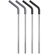 Simple Modern Stainless Steel with Silicone Tipped Reusable Straws | Toxin Free and Waste Reducin...