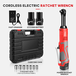 Extended Cordless Ratchet Wrench