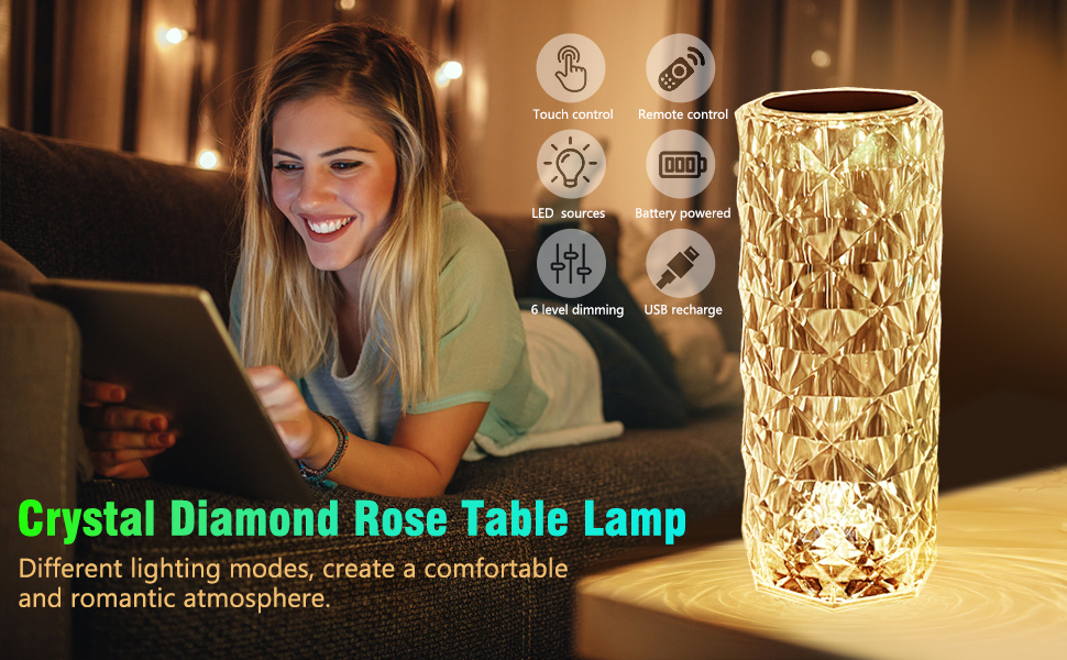 crystal lamp