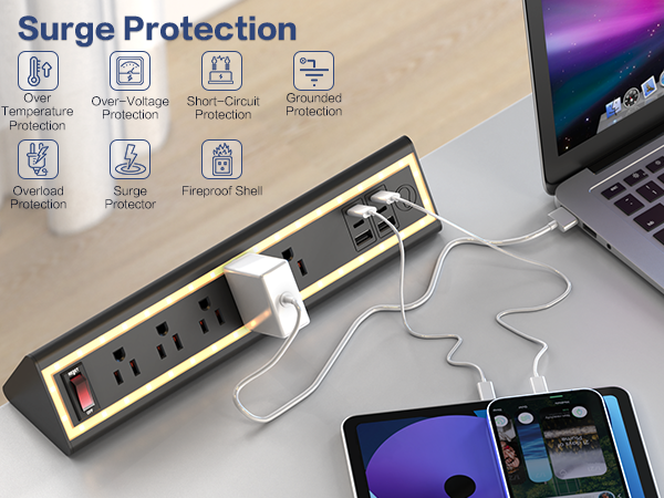 Power Strip?Surge Protector?Charging Station?Desk Clamp?USB Hub?PD Fast Charging