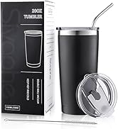 Sivaphe Man Gift 20oz Travel Coffee Mug Stainless Steel Insulated Tumbler with Lids and Straw Off...