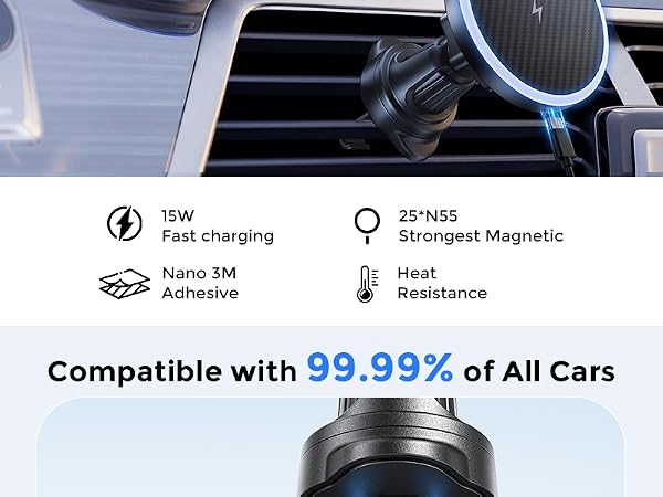 Magnetic Wireless Car Charger
