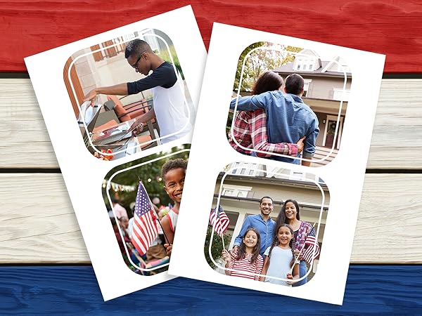 HP Sprocket 2x3” Zink Pre-Cut Sticker Photo Paper